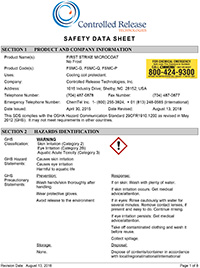 First Strike Micro Coat SDS